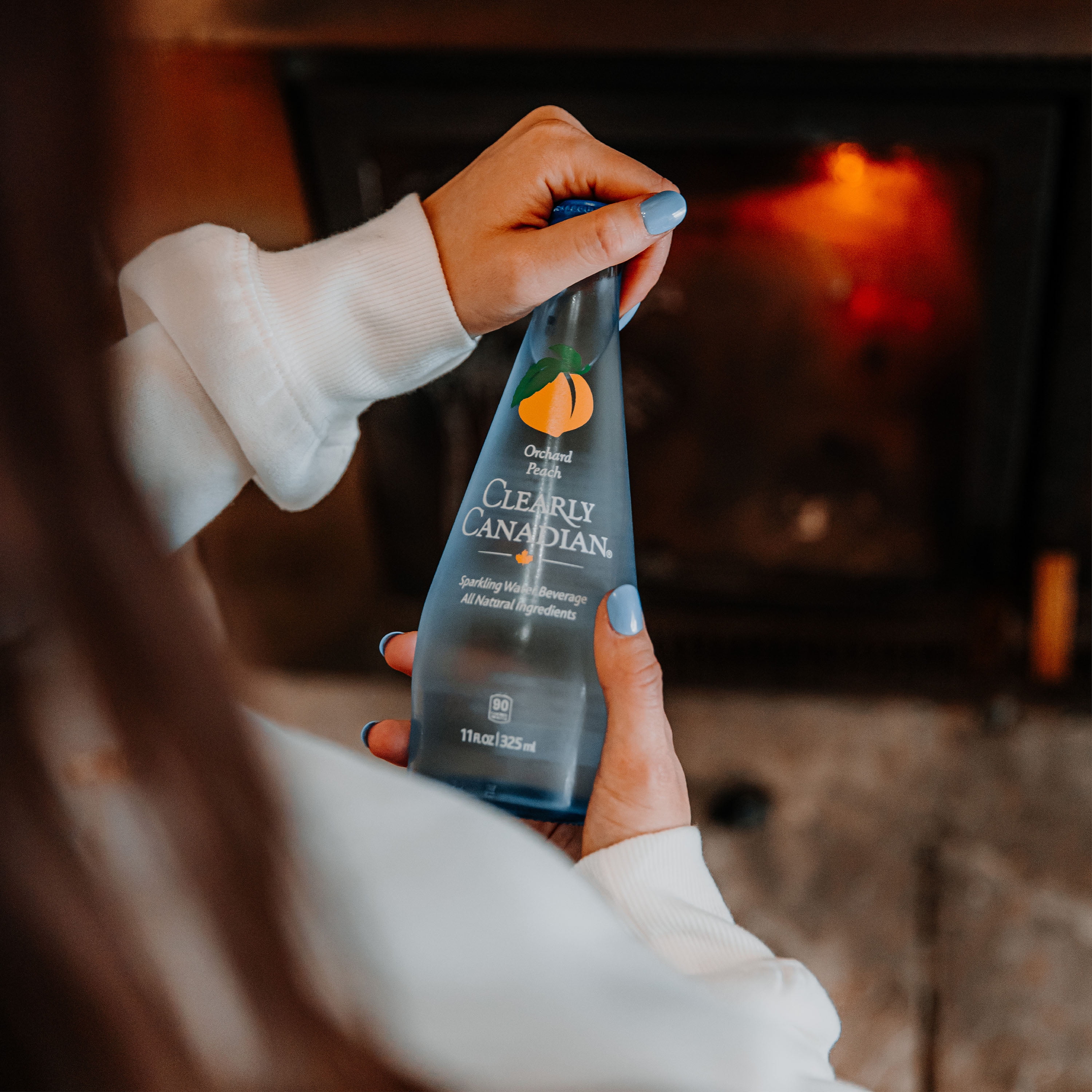 (3 pack) Clearly Canadian, Sparkling Water, Orchard Peach, 11 oz