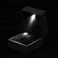 thumbnail image 2 of Led Lighted Ring Box Earring Ring Gift Case Wedding Ring Jewelry, 2 of 5