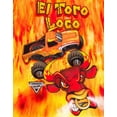 thumbnail image 4 of Monster Jam El Toro Loco Pajama Shirt and Pants Sleep Set Toddler to Little Kid, 4 of 5