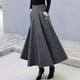 thumbnail image 3 of Falda larga de invierno para mujer, falda acampanada, falda escocesa vintage, falda larga de lana para mujer, faldas largas con cintura alta elástica, faldas de invierno, vestidos, falda, 3 of 5