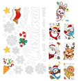thumbnail image 2 of Pegatina de pared de Papá Noel para ventana de Navidad, pegatinas de Año Nuevo, accesorios de decoración navideña para el hogar, 2 of 4