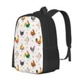 thumbnail image 1 of Disketp Funny Chicken Mochila Minimalista de Gran Capacidad, Mochila de Viaje para Escuela, Trabajo o Uso Diario, 1 of 6