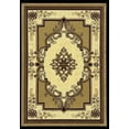 thumbnail image 4 of Glamour Thick Plush Oriental Area Rug Traditional Carpet Floral Medallion Design-206 (7'8"x7'8" Round,Beige), 4 of 6