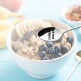 thumbnail image 4 of Cuchara de acero inoxidable Letra grabada Cereal Killer Fruit Suministros para la cena familiar, 4 of 5