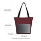 thumbnail image 3 of Disketp Maroon Bolsa de Hombro Casual para Mujer, Bolso Cruzado para Compras, Viajes y Uso Diario, 3 of 6