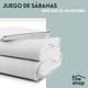 thumbnail image 3 of Juego de Sábanas King Size The Shop, Gris Claro, Microfibra, Material Transpirable, No Alergénico blanco, 3 of 7
