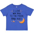 thumbnail image 3 of Inktastic I Love My Tia to the Moon and Back Boys or Girls Toddler T-Shirt, 3 of 5