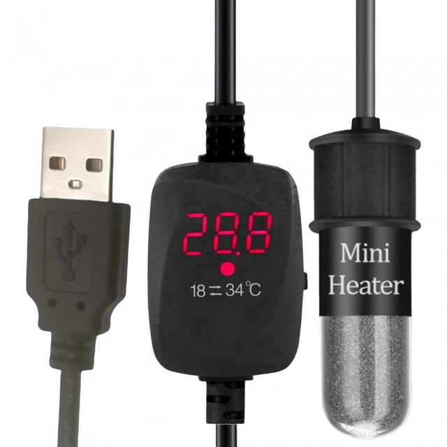TISHITA Aquarium Heater Heating Rod for Reptile Aquatic Terrarium Horned Frogs Tanks No No Power Outage