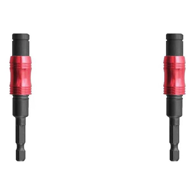 relayinert Vis Magnétique Embout de Perceuse Changement Réglable pour Support de Tournevis Pivotant avec Noir Rouge 2Ensemble