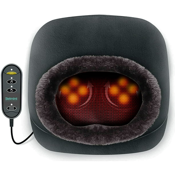 Belmint Shiatsu Heated Foot and Back Massager with 8 Deep Kneading