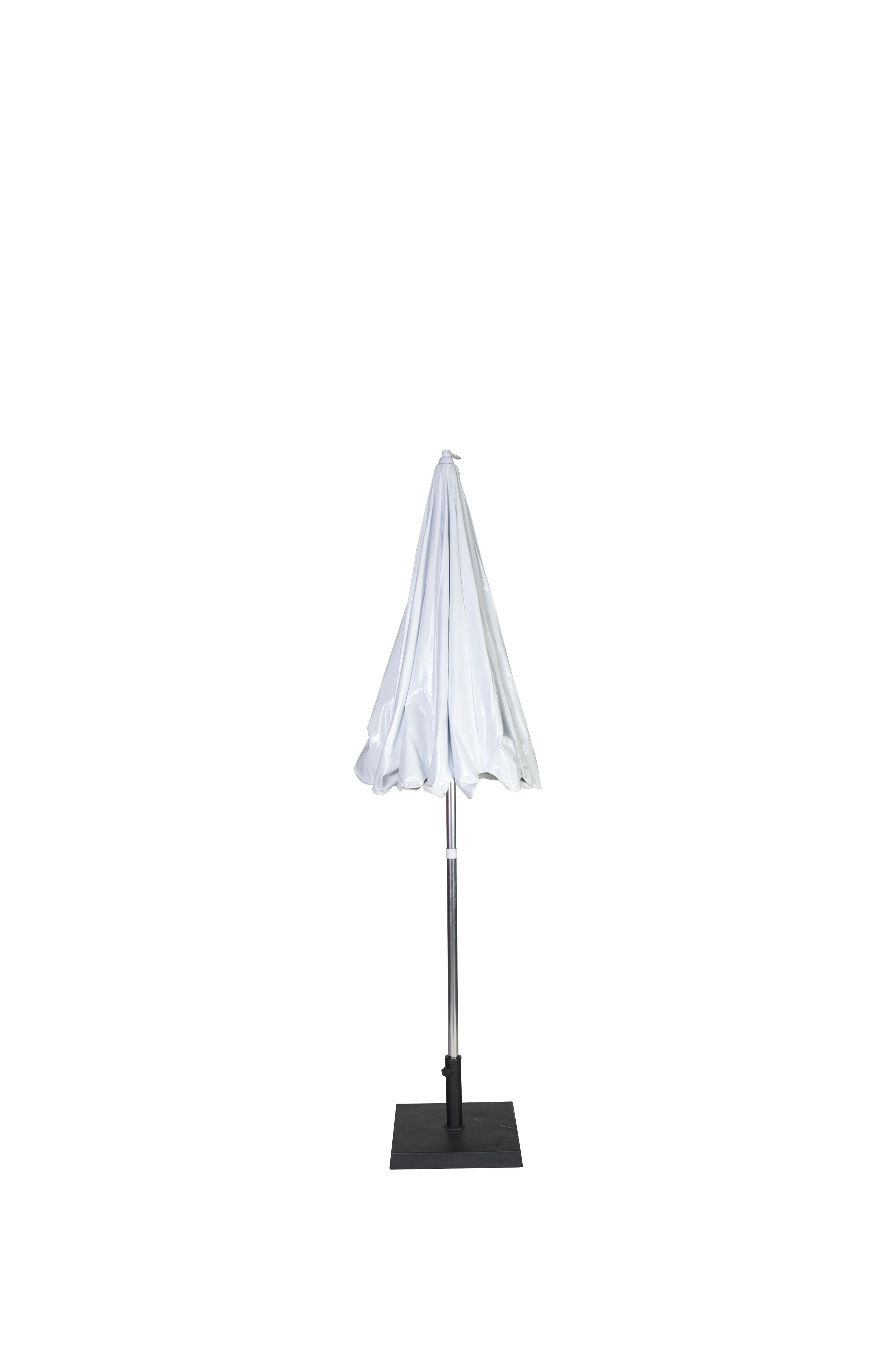 Umbrella - Rhino 7' White Vinyl Top Aluminum Pole