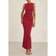 thumbnail image 4 of Vestido midi PRETTYGARDEN, ajustado fruncido de verano 2025 para mujer, 4 of 9