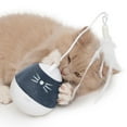 thumbnail image 3 of Catit PIXI Spinner Electronic Cat Toy, White & Blue, 3 of 8