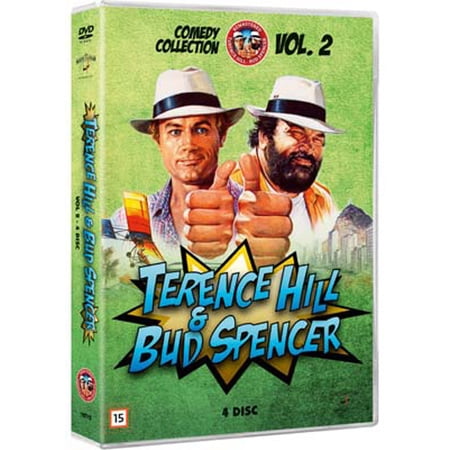 Terence Hill and Bud Spencer Collection - 4-DVD Set ( Miami Supercops / Cane e gatto / ...altrimenti ci arrabbiamo! / Non c due senza quattro ) ( Miam [ NON-USA FORMAT PAL Reg.0 Import - Denmark ]