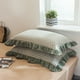 thumbnail image 2 of Funda de almohada de algodón lavada de 48x74cm, ropa de cama para el hogar, funda de almohada a cuadros súper suave, funda de almohada con volantes, decoración para dormitorio y habitación de niña, 2, 2 of 5
