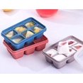 thumbnail image 3 of Ice Cube Trays 3Pack 18 Ice Cubes , Stackable Small Ice Cube Molds with Airtight Lid for Drinks, Freezer, Cocktail, Blue, Pink, Grey, 3 of 9