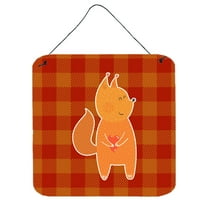 Carolines Treasures BB6768DS66 Fox Wall or Door Hanging Prints 6HX6W multicolor