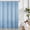 Moonlight Blue, variant on Dznils Waffle Shower Curtain with Hooks, Thick Weighted Fabric Bathroom Curtain, Green, 72" x 72"