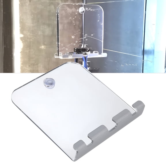 XIBUFE Shower Mirror Fogless for Shaving Fogless Bathroom Shaving Mirror Shower Mirror Shatterproof Mirror with Hook, Shaving Mirror for Shower