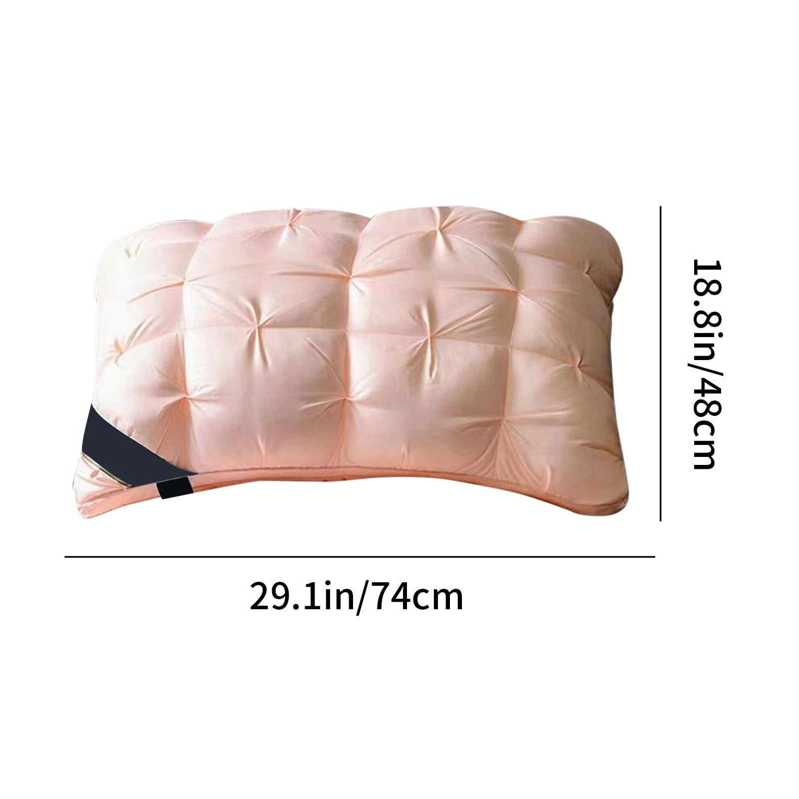 Kabnic 2 Pack Standard Size Bed Pillows, Hotel Luxury Cooling & Breathable Pillows, Down Alternative Gusseted for Side & Back Sleepers, Machine Washable