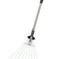 thumbnail image 3 of DOLITY Adjustable Garden Leaf Rake Leaves Rake for Outdoor Camping Leaves and Grass Stainless Steel Rod, 3 of 6