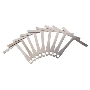 Peiiwdc 9 Pcs Understring Radius Gauge Guitar Gauge Tool Ruler for Guitar and Bass Setup Luthiers