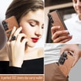 thumbnail image 3 of Compatible with Magsafe Magnetic 2 in 1 Detachable Wallet Case with Card Holder for Samsung Galaxy S25 Plus, for Women Men, PU Leather Flip Kickstand Credit Slots for Samsung Galaxy S25 Plus, Brown, 3 of 10
