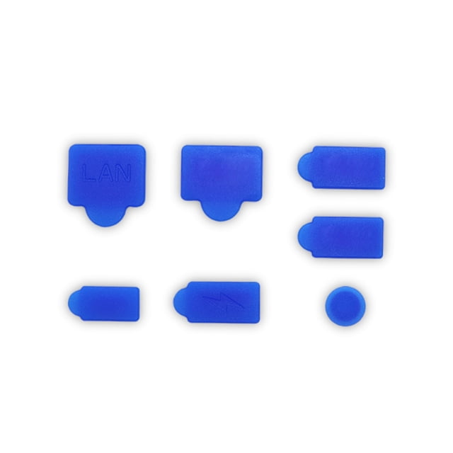 Tapones de polvo Injueey 7 Uds para consola de juegos puerto de alimentación USB Type3 NO3