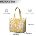 thumbnail image 5 of Flower Women's Large Weekend Travel Bag Moving Canvas Handbag Thick Double Layer Beach Weekend Travel Unisex Hospital Maternity Delivery with Toiletry Waterproof, 5 of 5