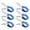 Blue/Black, variant on 6/30Pcs Pool Cover Clips Stainless Steel Pool Cover Clamps For Above Ground Swimming Pool Wind Guard Clip Black Blue