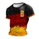 thumbnail image 1 of Playeras Basicas Algodon Hombre Camiseta Con Estampado Digital 2D Para Hombre, Camisa De Manga Corta Con Solapa Superior, 1 of 6