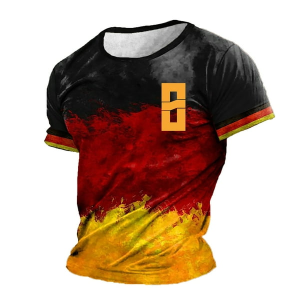 Playeras Basicas Algodon Hombre Camiseta Con Estampado Digital 2D Para Hombre, Camisa De Manga Corta Con Solapa Superior