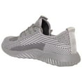 thumbnail image 2 of JuicyTrendz Men's Lightweight Steel Toe Work Sneakers Cap Slip Resistant Safety Trainer Shoes Grey 8, 2 of 2