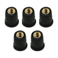 thumbnail image 2 of Colaxi 2x5x Windshield Well Nut Parts Replaces Repair Parts Assembly Fairing Fastener Thread M5 2 Pcs, 2 of 8