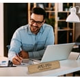 thumbnail image 5 of Printtoo Personalized Desk Name Plate Pretty Decorative Wood Custom Acrylic Office Desk Name Plate Accessory 2x8 Inches, 5 of 5
