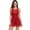 Red, variant on XBASW Womens One Piece Swimsuits Tummy Control Swimwear Sports Mesh Swim Dress Bathing Suit for Women S-XXL