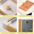 thumbnail image 3 of Eqkasio 8x10 Shadow Box Picture Frame Display Cases with Soft Linen Back, Wood Deep Shadow Memory Box Frame 8x10 for Birthday Wedding Pet Graduation Items Flower Craft Ticket Photo(Wood), 3 of 7