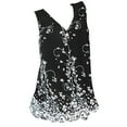thumbnail image 1 of Camiseta Sin Mangas Para Mujer Tops Sin Mangas Blusa Casual Cuello en V Estampado Jersey Camisa Odeerbi  ODB164004, 1 of 6