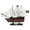 White, variant on HANDCRAFTED NAUTICAL DÉCOR Wooden Calico Jacks The William White Sails Limited Model Pirate Ship 12"