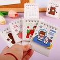 thumbnail image 3 of Walbest Portable Small Thick Paper Desk Calendar, Cute Bear/Rabbit/Astronaut/Strawberry Printed 2023 Home School Desktop Calendar, 1pcs, 3 of 7