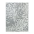 thumbnail image 2 of Gertmenian Paseo Paume Coastal Floral Gray and Cream Outdoor Area Rug, 9x13, 2 of 8