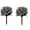 Style-C, variant on 2PCS Halloween Artificial Flower Ball Ground Stakes Multi-Color Mixed Faux Floral Plant Yard Stakes Spooky Outdoor Lawn Garden Pathway Decor