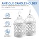 thumbnail image 5 of 6 Candle Tea Light Holders Metal Hanging Hollow Bird Cage Lantern, 5 of 5