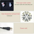 thumbnail image 5 of LUVCMFT Top Loading Hot and Cold Water Dispenser - Water Cooler for 3&5 Gallon Bottles, Child Safety Lock- Water Machine Perfect for Home, Office, Black, 5 of 8