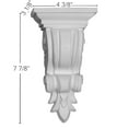thumbnail image 2 of Ekena Millwork 4 3/8"W x 3 1/8"D x 7 7/8"H Reece Corbel, 2 of 3