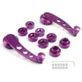 thumbnail image 2 of 1 Set Car Window Handle Aluminum Alloy Window Crank Handle Universal Car Window Handle- Purple, 2 of 3