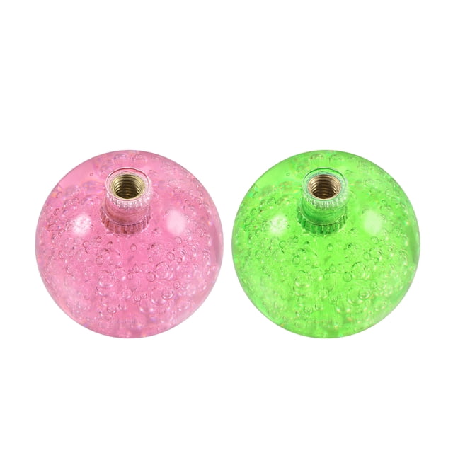 Unique Bargains M6 Pink/Green Joystick Head Rocker Ball Top Handle Arcade Game Replacement