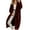 Wine, variant on Women's Oversized Long Cardigan Sweater, Knit Open Front Coat with Hood and Pockets, Casual Loose Fall Winter Loungewear Outerwear, Soft Yarn Comfortable Fashionable 2025 Trendy Button-Up Style
