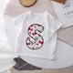 thumbnail image 1 of Camiseta de Hello Kitty para niños y niñas, playera Kawaii con combinación de letras y nombres, ropa informal con dibujos animados de Anime, 1 of 4