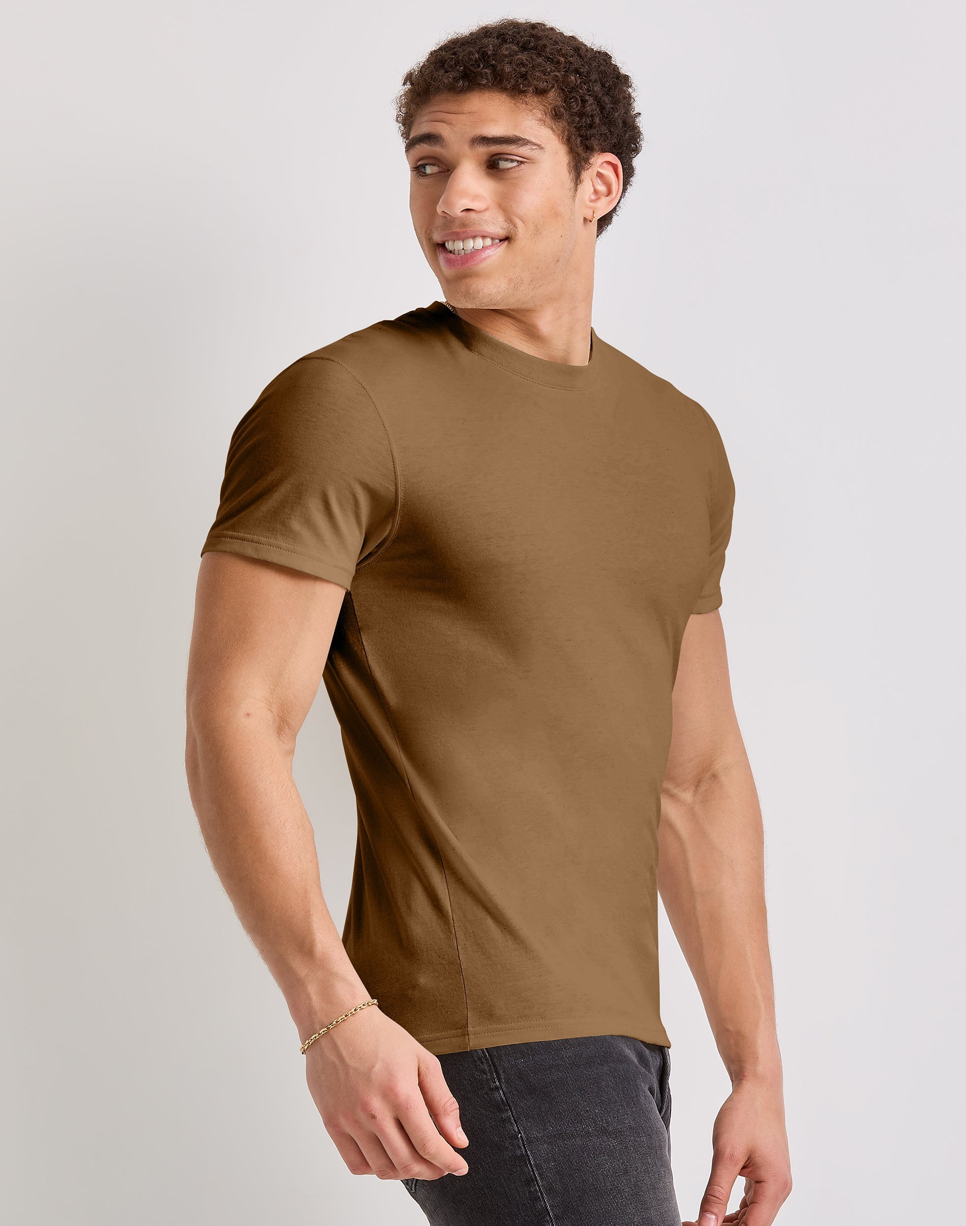 Hanes Originals Men's Cotton Lightweight Short Sleeve T-Shirt, Size S-3XL